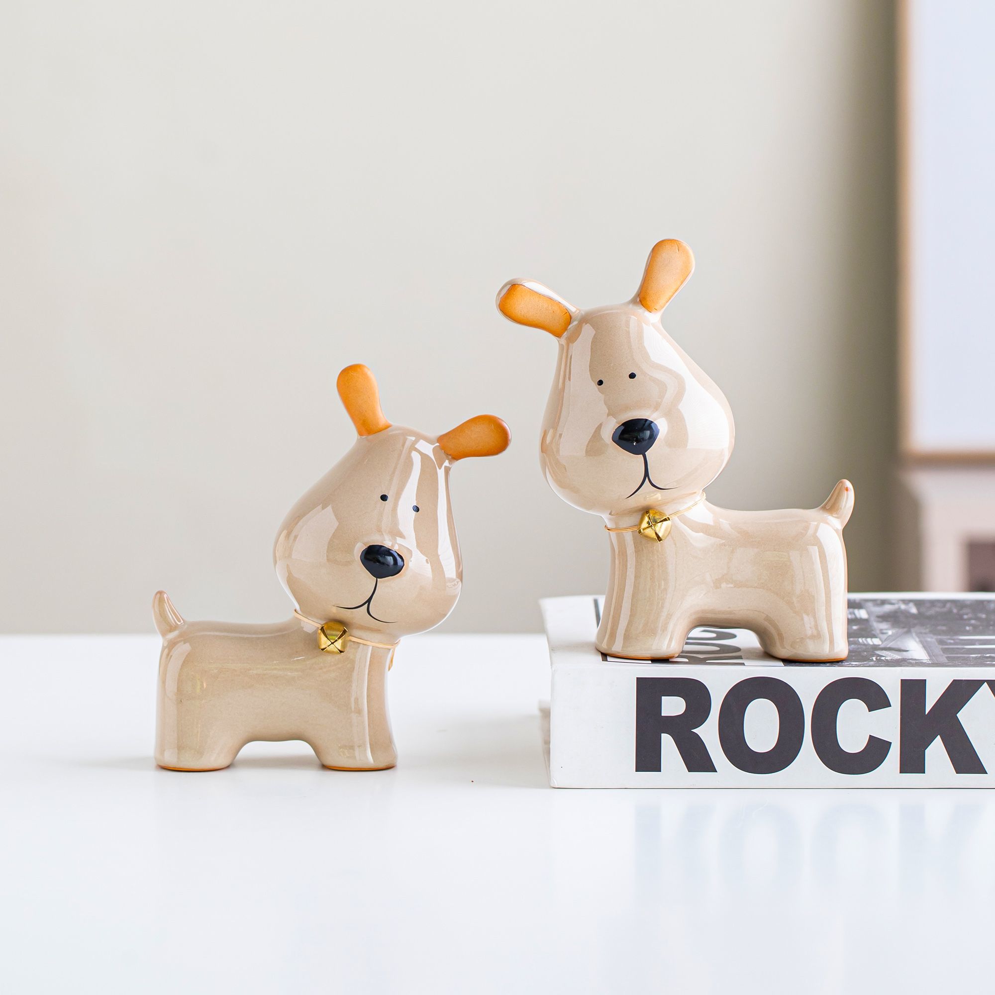 Office Technologies - Creatieve Scandinavische stijl keramische bel puppy