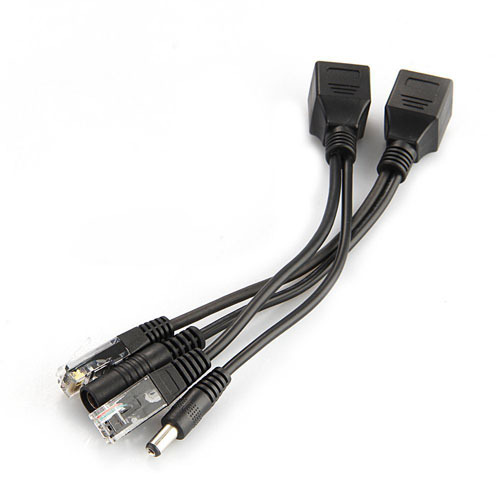 Power Over Ethernet - POE Adapter Kabel RJ45 Injector Splitter