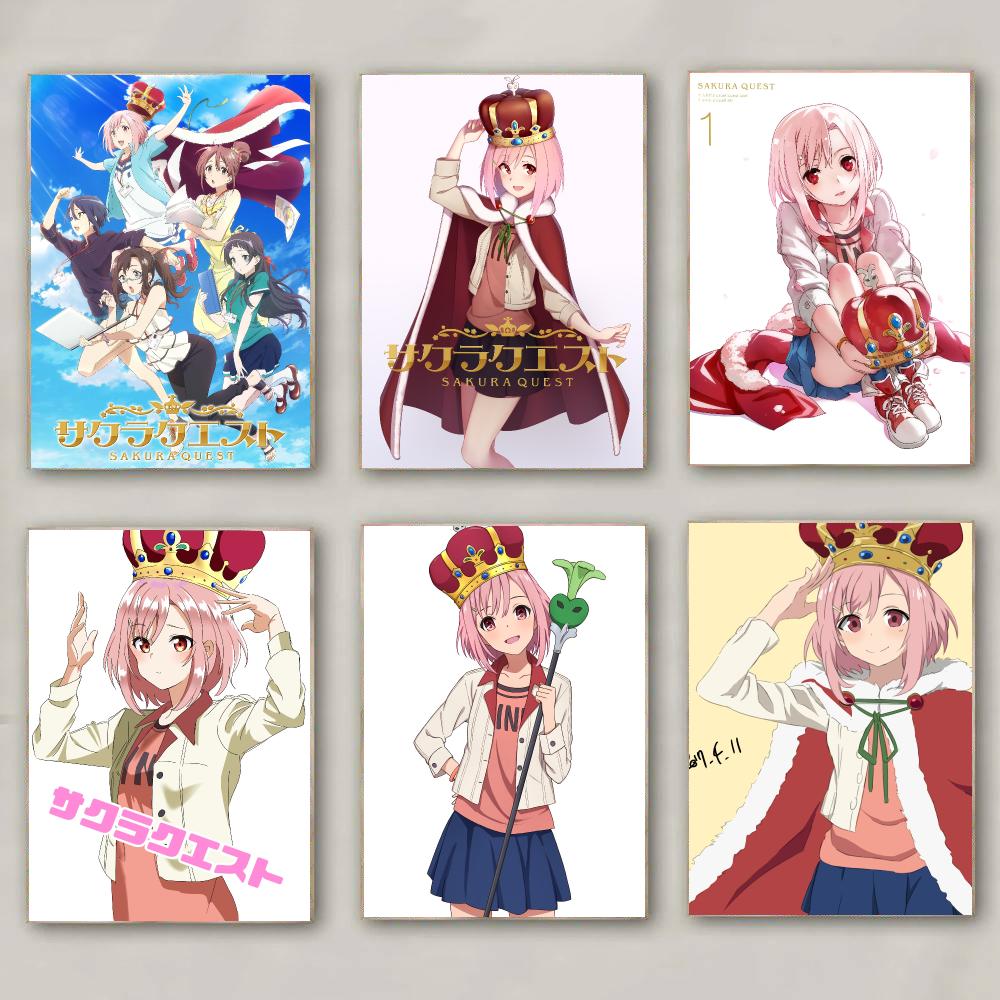 Anime S-Sakura Quest-T Poster  - Office Quest recensie en prijs