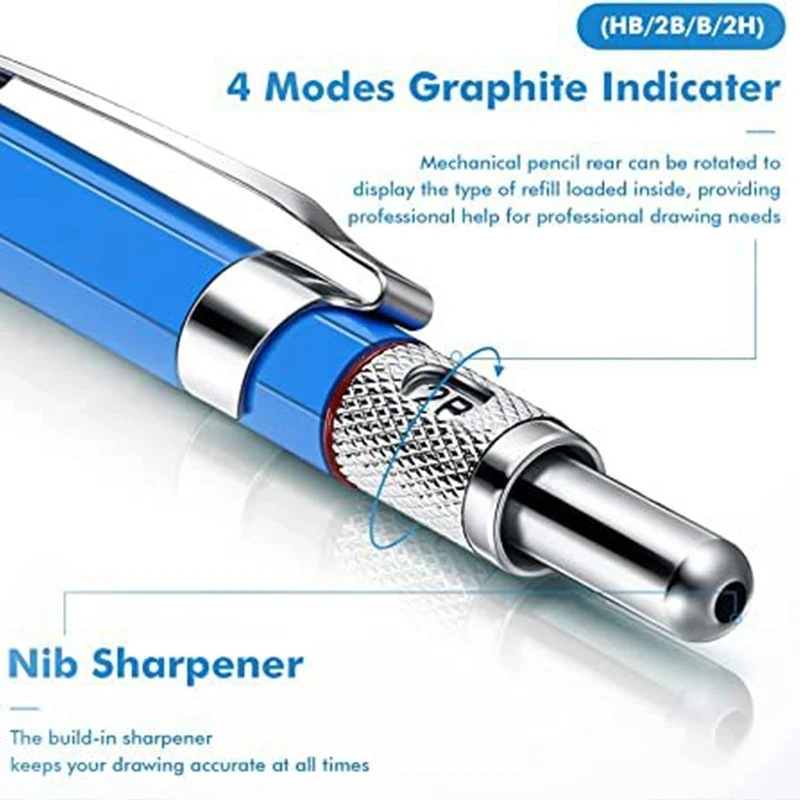 2.0mm Vulpotlood Set 2B Blauw/ - Office Technician recensie en prijs