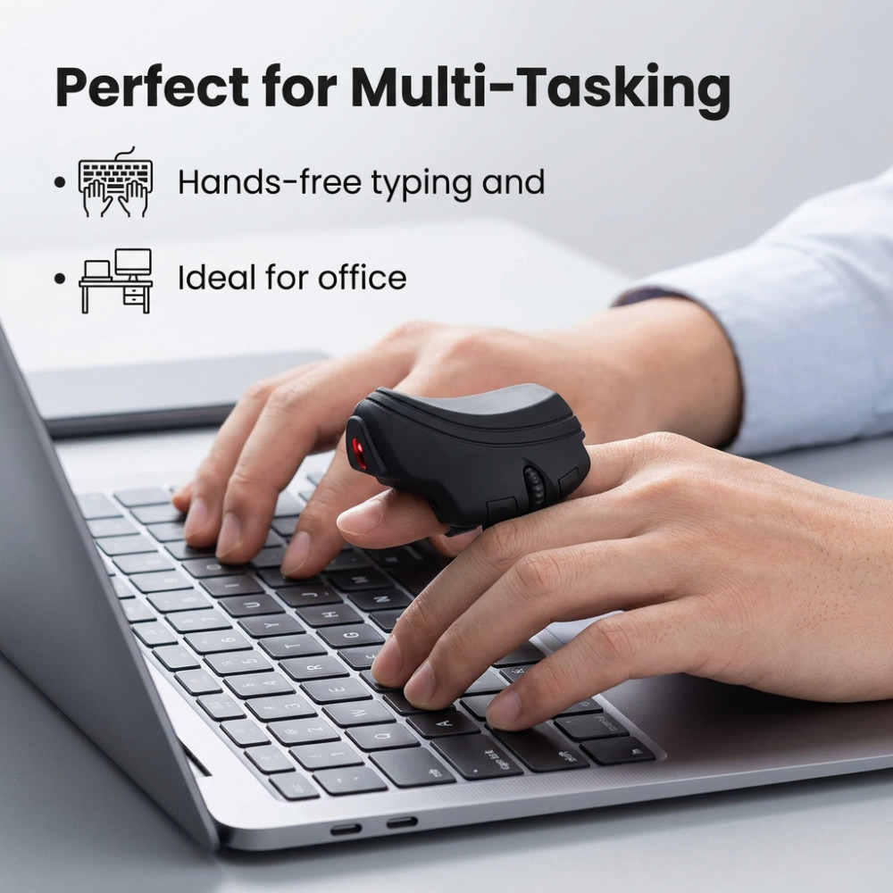 Vingerringmuis 1000DPI Eenvoud - Office Technologies recensie en prijs
