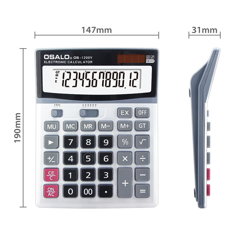 Solarcalculator Abs Plastic Ka - Office Technologies recensie en prijs
