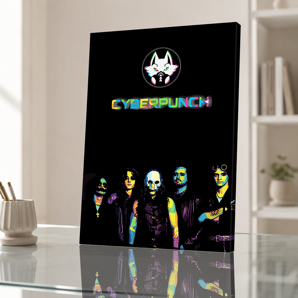 Cyberpunk Canvas Print Poster  - Office Technologies recensie en prijs