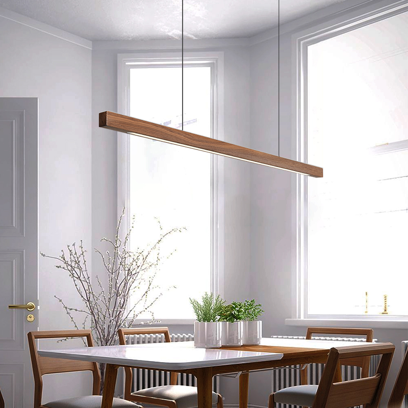 Aangepaste houten hanglampen H - Office Technician recensie en prijs