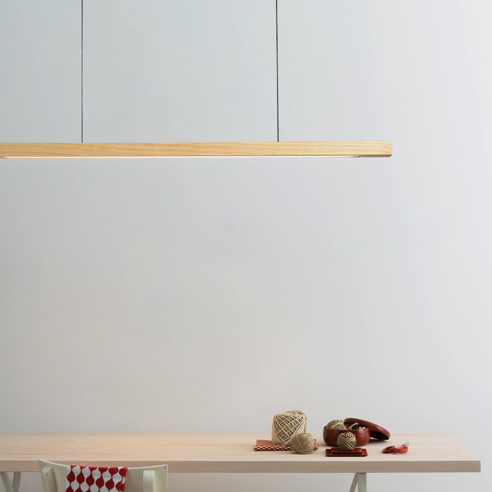 Aangepaste houten hanglampen H - Office Technician recensie en prijs